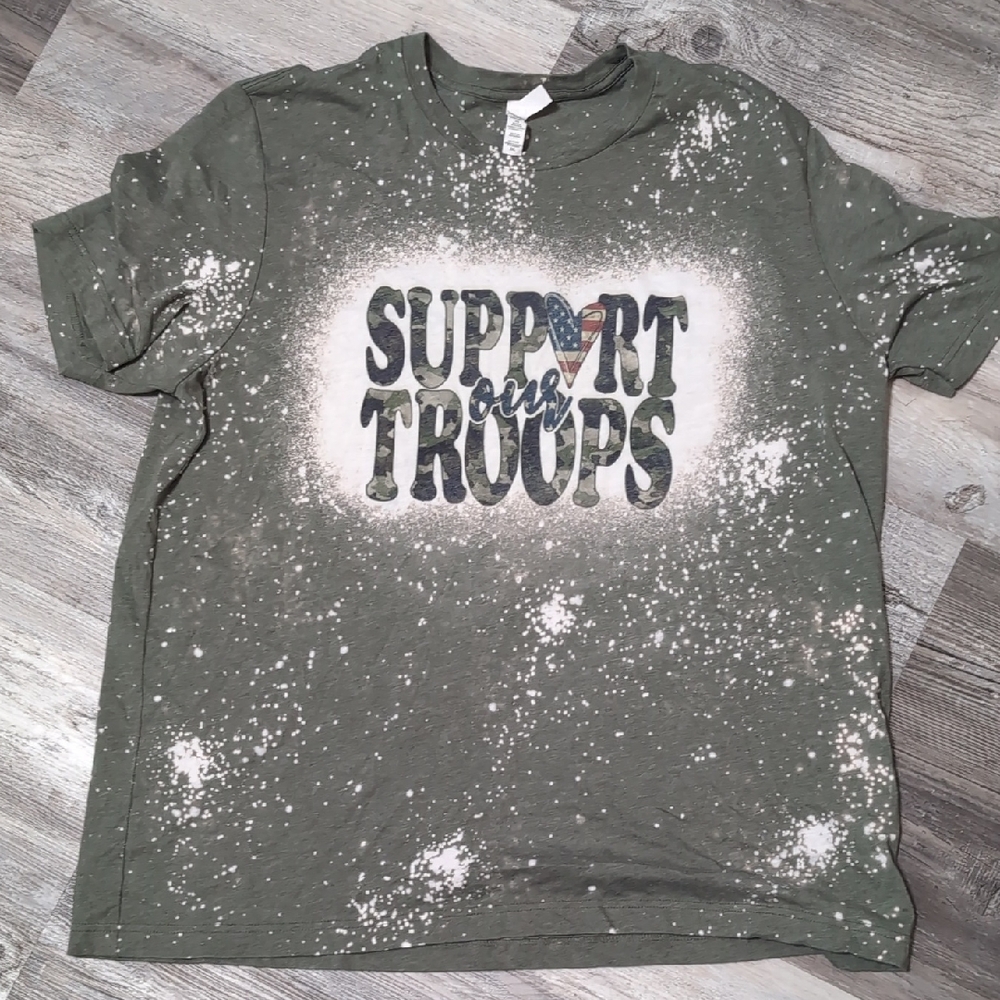 Support Our Troops Women's T-Shirt - Green